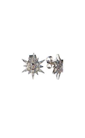 Серьги H.Stern Stars Yellow Gold & Diamond B1B163750 (42287)