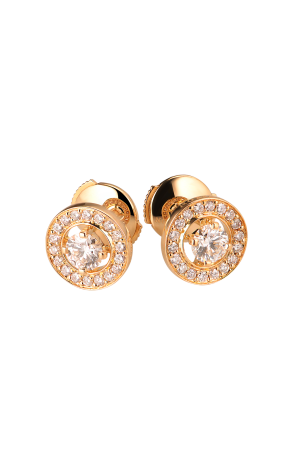 Пусеты Boucheron Ava Yellow Gold 0,72 сt Diamonds (36868)