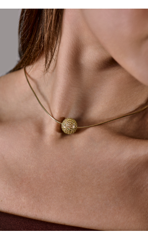 Колье  Fireball Sapphire & Yellow Gold (42035) №2