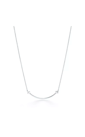 Подвеска Tiffany & Co T Smile Pendant in White Gold Small 60011677 (38924)