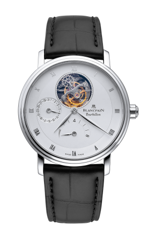 Часы Blancpain Villeret Tourbillon 8 Day Platinum Limited 6025 3442 55B (36776)