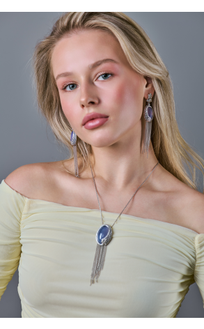 Подвеска Carrera y Carrera Sierpes Maxi White Gold & Chalcedony & Diamonds DA13602 (40633) №2