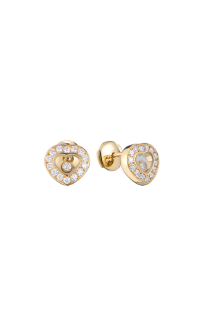 Серьги Chopard Happy Diamonds Yellow Gold Hearts 83/1084 (42298)