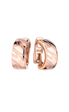 Серьги Chopard Chopardissimo Rose Gold Earrings 837031-5002 (35768)