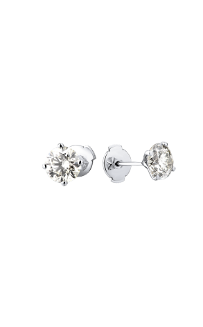 Пусеты  Round Diamonds 1,15 сt I/VVS2 - 1.14 ct J/VS2 (37496)