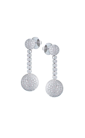 Серьги  в стиле De grisogono Boule Collection 6,80 ct (41633)