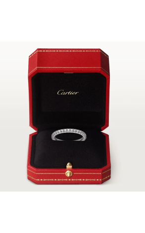 Кольцо Cartier Etincelle de Wedding Band 2 mm width Paved (SIZE 51) CRB4077951 (41142) №2