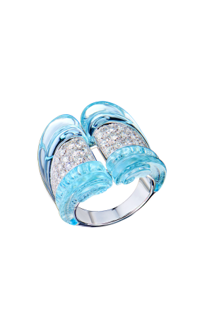Кольцо Scavia Jewels Capitello Collection White Gold & Topaz & White Gold (41484)
