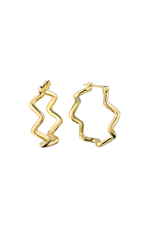 Серьги Tiffany & Co Paloma Picasso Zig Zag Hoop (41596)