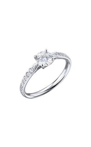 Кольцо Tiffany & Co Round Brilliant 0,63 ct H/SI1 Platinum (40790)
