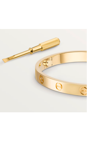 Браслет Cartier Love Classic Model Yellow Gold (Size 18) CRB6067518 (43309) №3