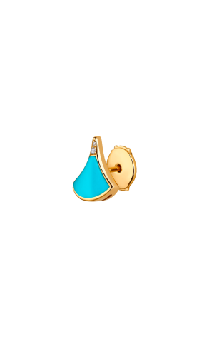 Пусеты Bvlgari Diva's Dream Yellow Gold & Turquoise & Diamonds 361995 (42944) №2