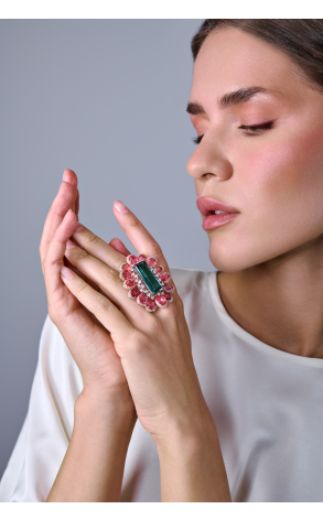 Кольцо  Tourmaline "Cocktail Ring" (40687) №5
