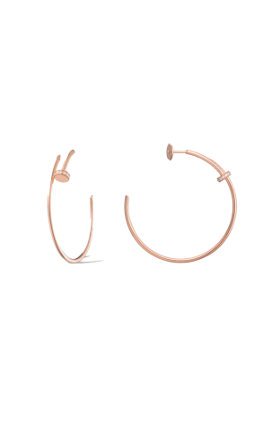 Серьги Cartier Juste un Clou Large Model Rose Gold Diamonds B8301212 (42823)