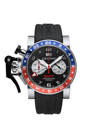 Часы Graham Chronofighter Oversize GMT Blue and Red 20VHS.B39A (37239)