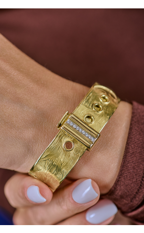 Браслет Zero By Torrini Yellow Gold & Diamonds Bracelet (39805) №2