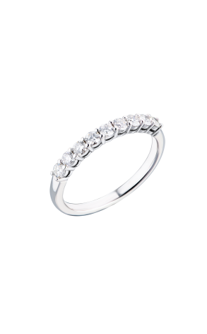 Кольцо  Round Cut Diamonds & White Gold (40341)