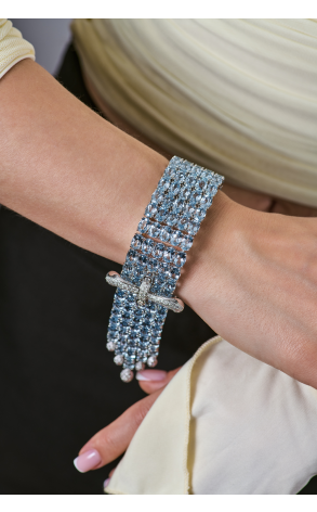 Браслет Legnazzi Fantasy Aquamarine & Diamond & White Gold (40620) №2