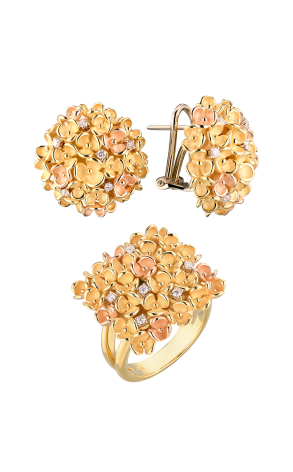 Комплект AnnaMaria Cammilli Bouquet Mixed Gold & Diamonds (37886)