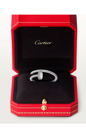 Кольцо Cartier Juste Un Clou White Gold Small Model Diamonds CRB4245056 (40912) №2