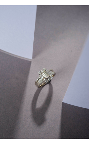 Кольцо  с бриллиантами 1,60 ct. (35705) №4