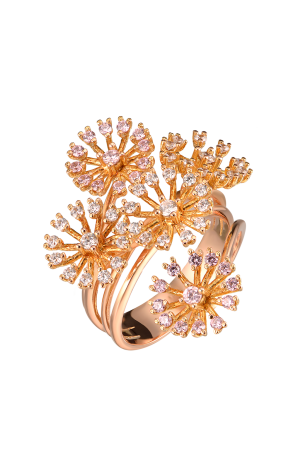 Кольцо R.Bravo Dandelion Flower (36675)