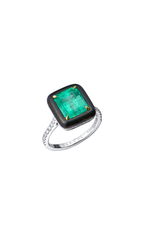 Кольцо  3,34 ct Natural Emerald & Diamonds PIECE UNIQUE (42021)