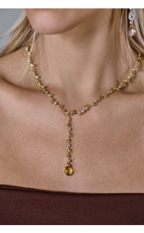 Колье Carrera y Carrera Yellow Gold & Diamonds & Citrine (42453) №3