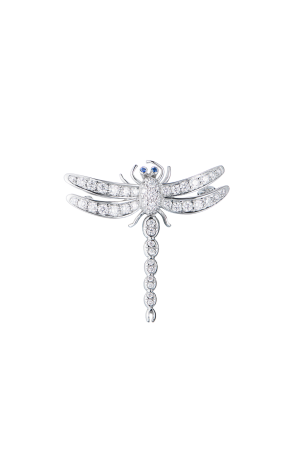 Брошь Tiffany & Co Dragonfly Platinum Diamond 1996 Brooch (43412)