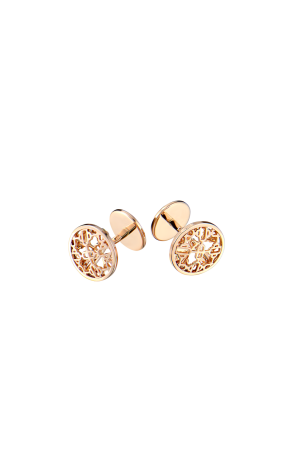 Запонки Hermes Chain D'Ancre Rose Gold (42349)