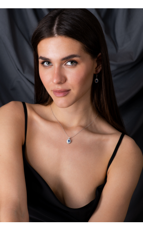 Комплект Gianni Lazzaro Diamonds & Sapphire White Gold (38075) №5