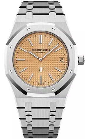 Часы Audemars Piguet Royal Oak 'Jumbo' Salmon Dial 15202BC.OO.1240BC.01 (42965)