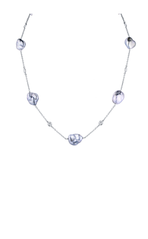 Колье Tiffany & Co Elsa Peretti Necklace with Tahitian Keshi Pearls (35684)