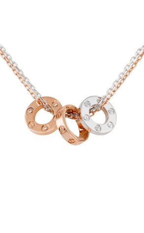Подвеска Cartier Love Rose & White Gold & 6 Diamonds B7219700 (43187) №2