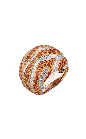 Кольцо De grisogono Orange Sapphires & Diamonds (38937)