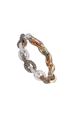 Браслет  10,20 ct White & Brown Diamonds (43131)