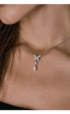 Подвеска GRAFF CLASSIC BUTTERFLY PEARSHAPE DIAMOND DROP PENDANT RGP178 (40913) №2