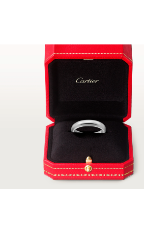 Кольцо Cartier 1895 wedding band 3,5 mm platinum (SIZE 58) CRB4036758 (40524) №2