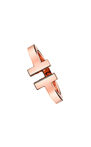 Кольцо Tiffany & Co T Square in Rose Gold 60147395 (42752)