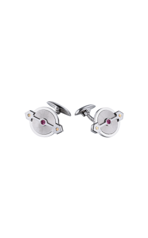 Запонки Girard Perregaux Bridge Collection White Gold (37810)