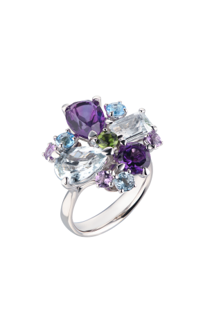 Кольцо Korloff Multigemstone White Gold (37887)