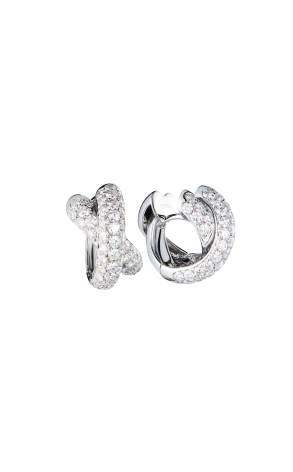 Серьги Crivelli 2,60 ct Round Cut Diamonds & White Gold 234-878 (42793)