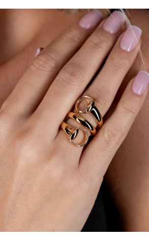 Кольцо Gucci Horsebit Yellow Gold Wrap (37260) №2
