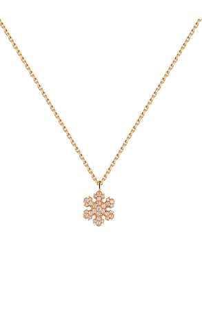 Подвеска Bvlgari Snowflake Rose Gold & Diamonds (36520) №2