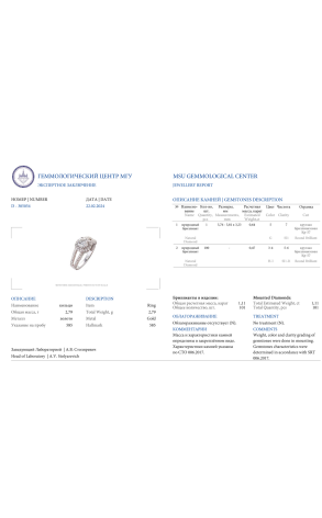 Кольцо RalfDiamonds 0.64 ct G/SI1 White Gold Diamonds RDR (37890) №2