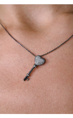 Подвеска Grissoni Heart Key Gold & Diamond (40739) №3