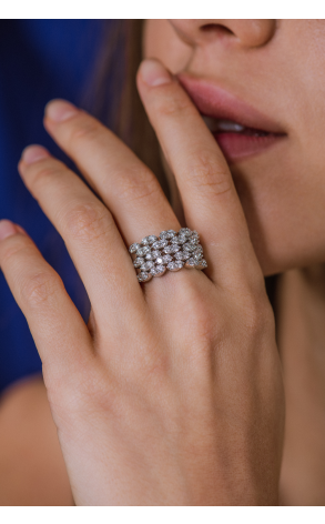 Кольцо Damiani 1,85 ct Round Cut Diamonds & White Gold (38972) №2