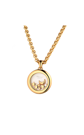 Подвеска  в стиле Chopard Happy Diamonds Sun Moon Stars (38832)