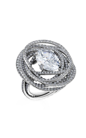 Кольцо Chanel L'Air 1,71 ct D/VVS2 Oval Brilliant (37774)
