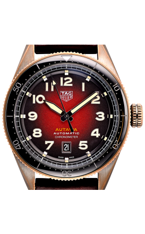 Часы Tag Heuer Autavia Automatic Chronometer Red Dial WBE5192.FC8300 (36260) №2